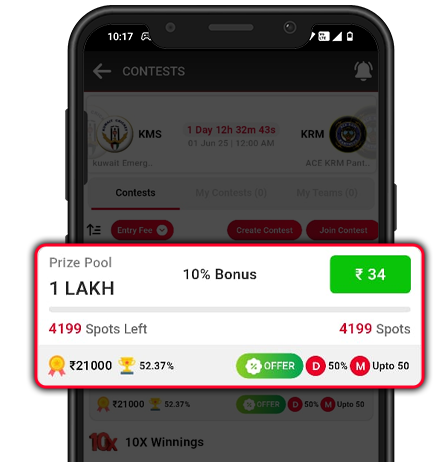 Choose Contests on Famous11